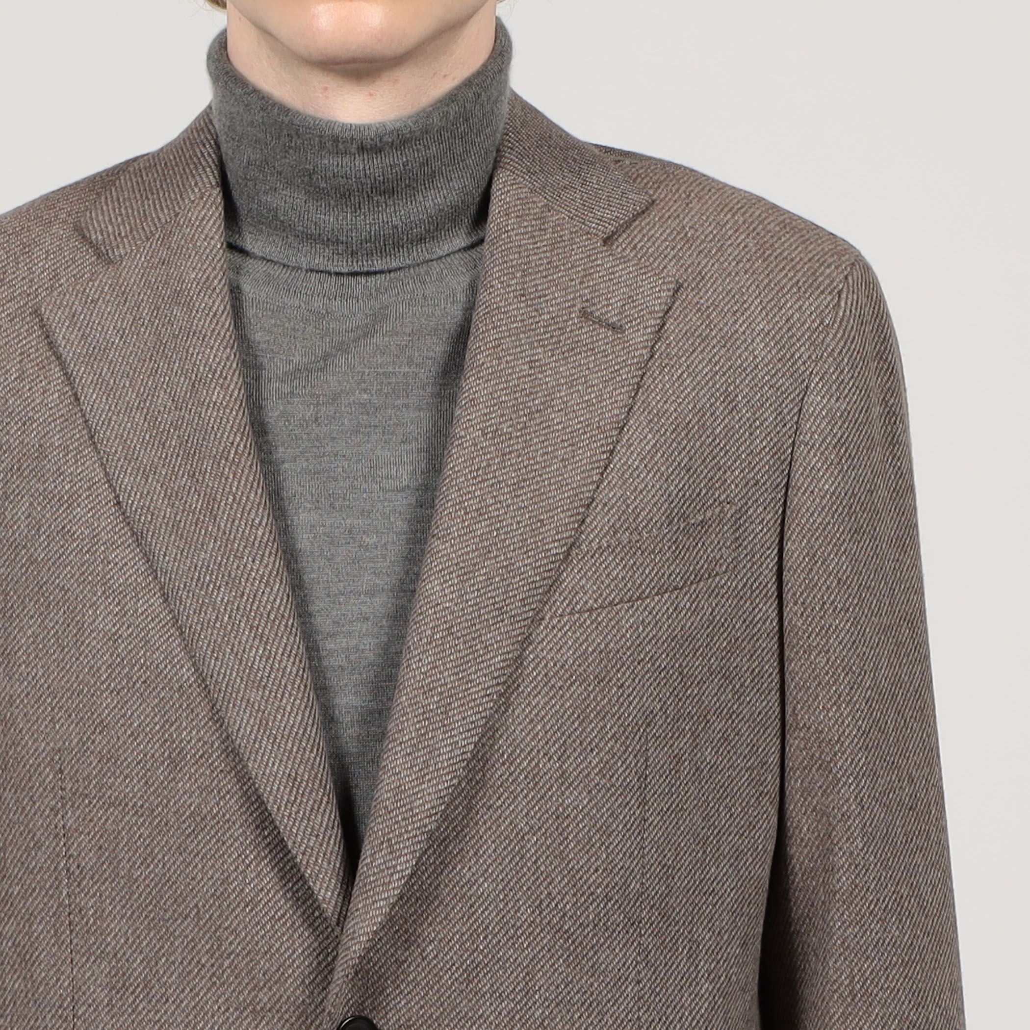 ウールカシミヤ シングルブレステッド 2Bジャケット ZEGNA