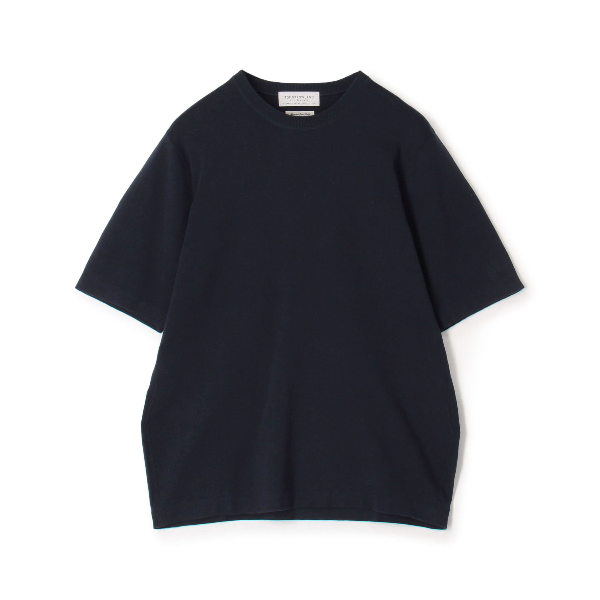 TOMORROWLAND tricot シーアイランドコットン ハーフスリーブクルー