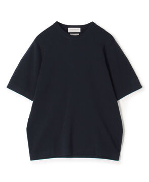 TOMORROWLAND tricot シーアイランドコットン ハーフスリーブクルーネックニット