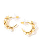 【別注】Kenneth Jay Lane Flower Hoops ピアス