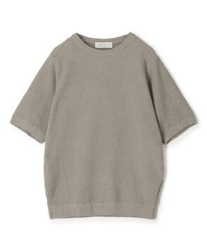 TOMORROWLAND tricot コットンリネン クルーネックプルオーバーニット