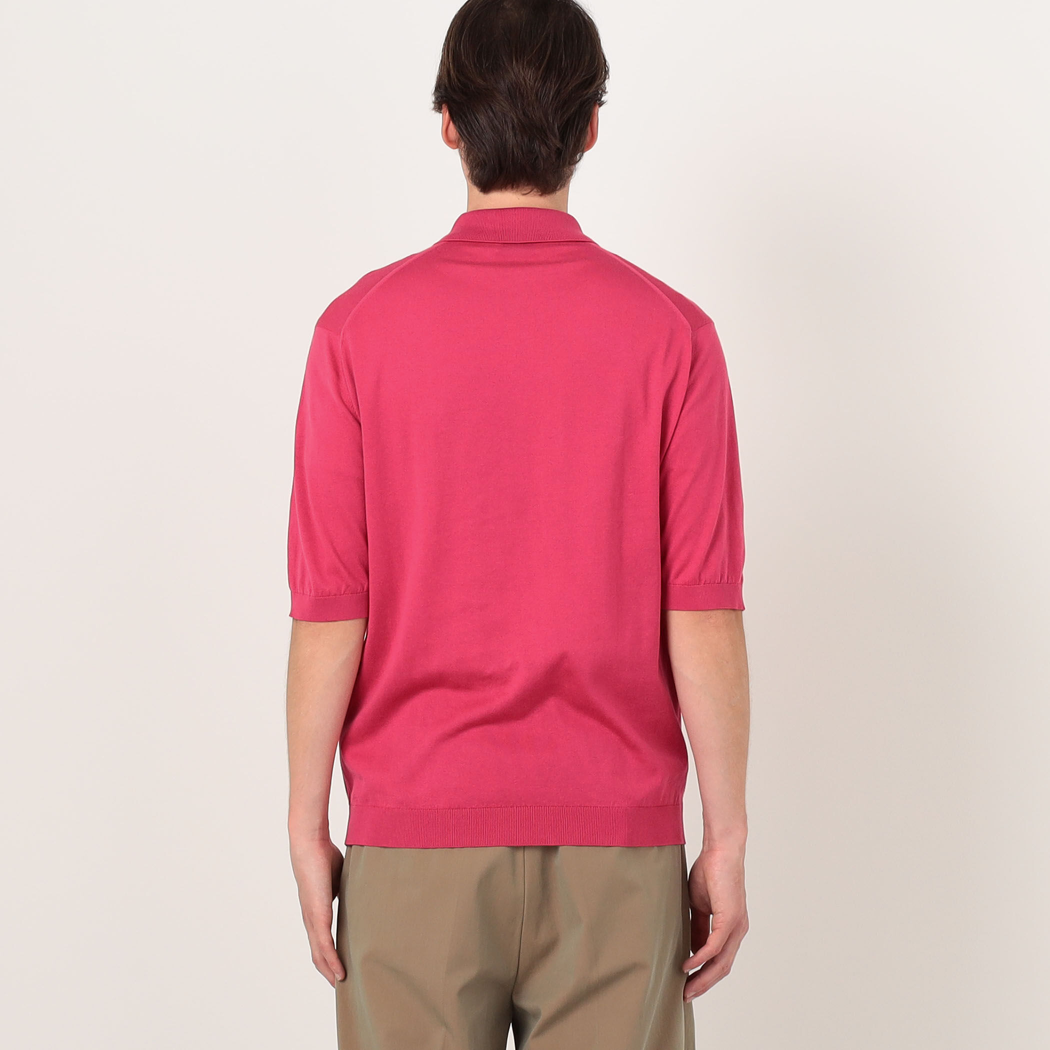 別注J】JOHN SMEDLEY 30Gシーアイランドコットン ニットポロ ISIS