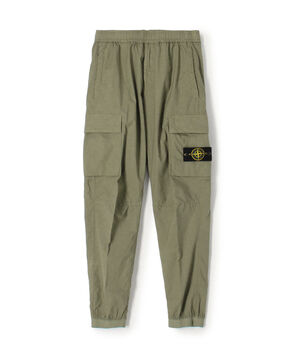 STONE ISLAND TROUSERS ストレッチコットン カーゴパンツ