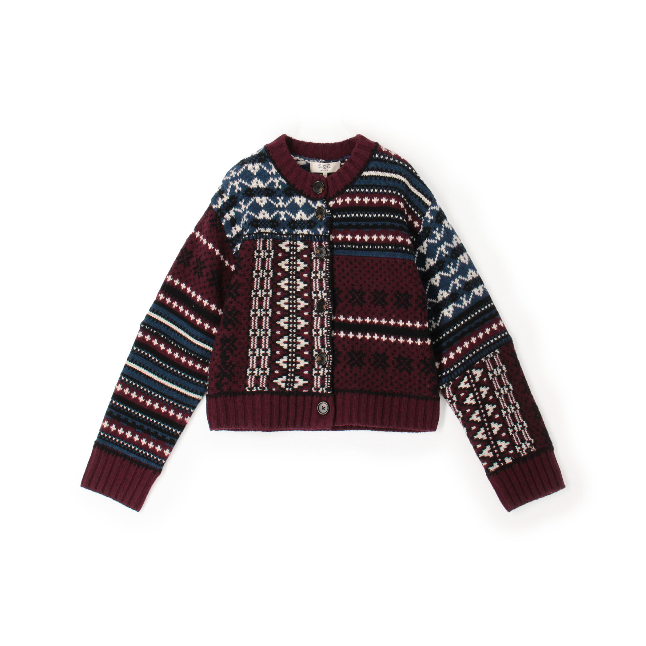 SEA NEW YORK LINEA FAIR ISLE フェアアイル カーディガン