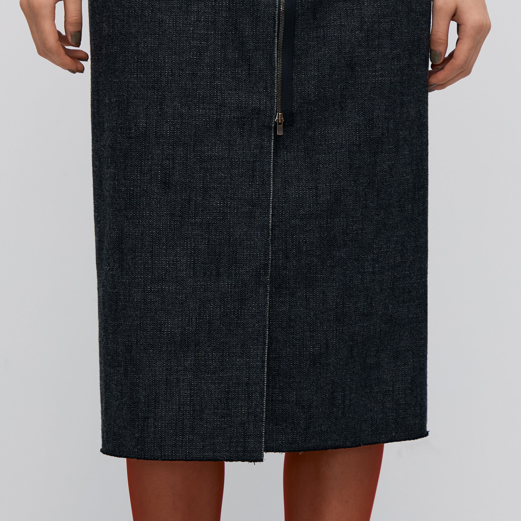 ヘリンボーンツイード タイトスカート｜トゥモローランド 公式通販