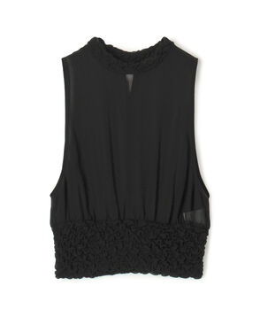 シャーリングシルク タンクトップ