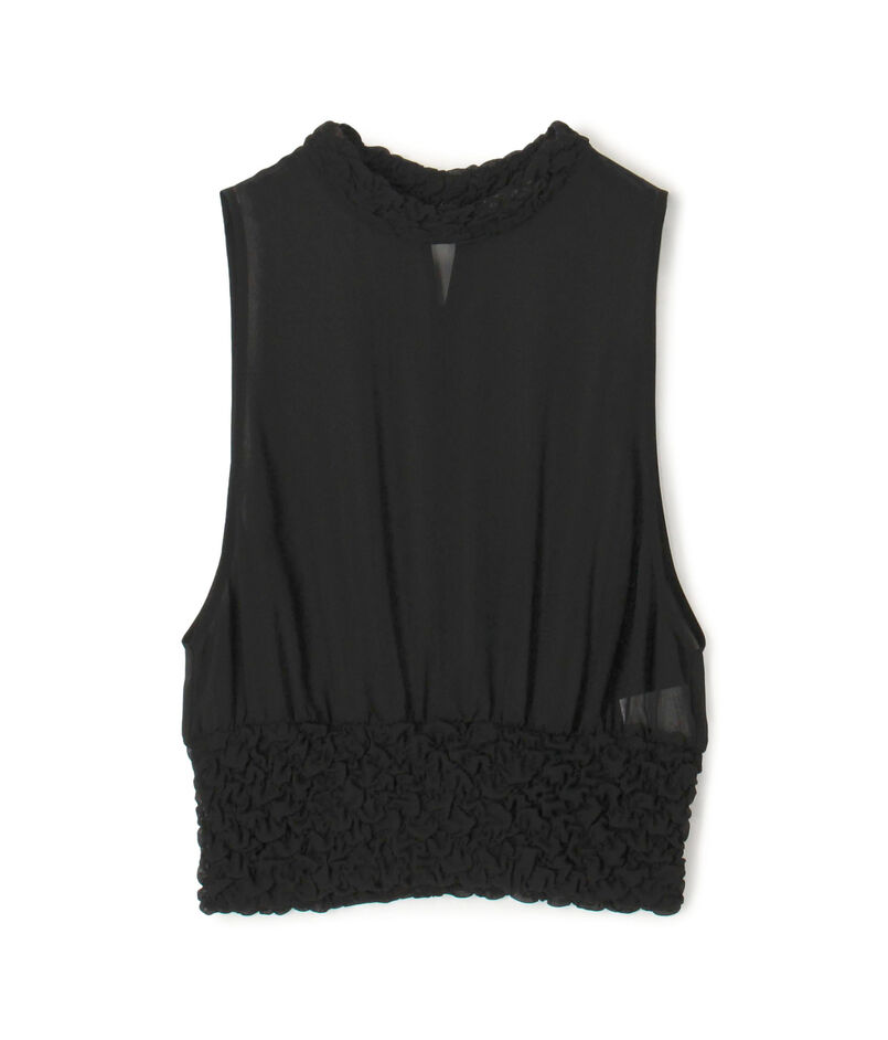 シャーリングシルク タンクトップ