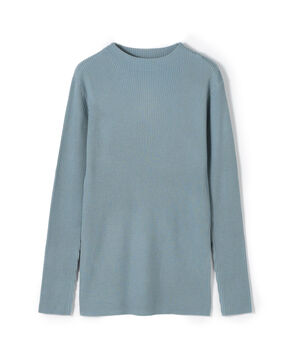 プルミエールウールリブ ボトルネックプルオーバー