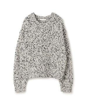 コットンダップル クルーネックプルオーバー