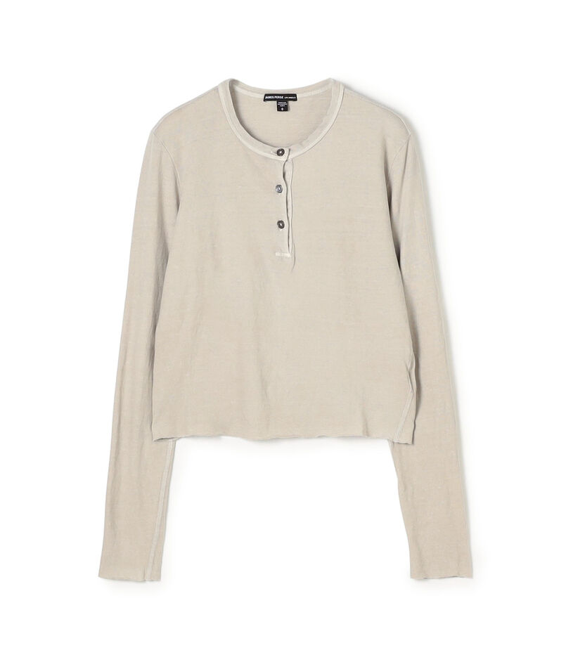 スラブジャージー ヘンリーネックプルオーバー WJD3160