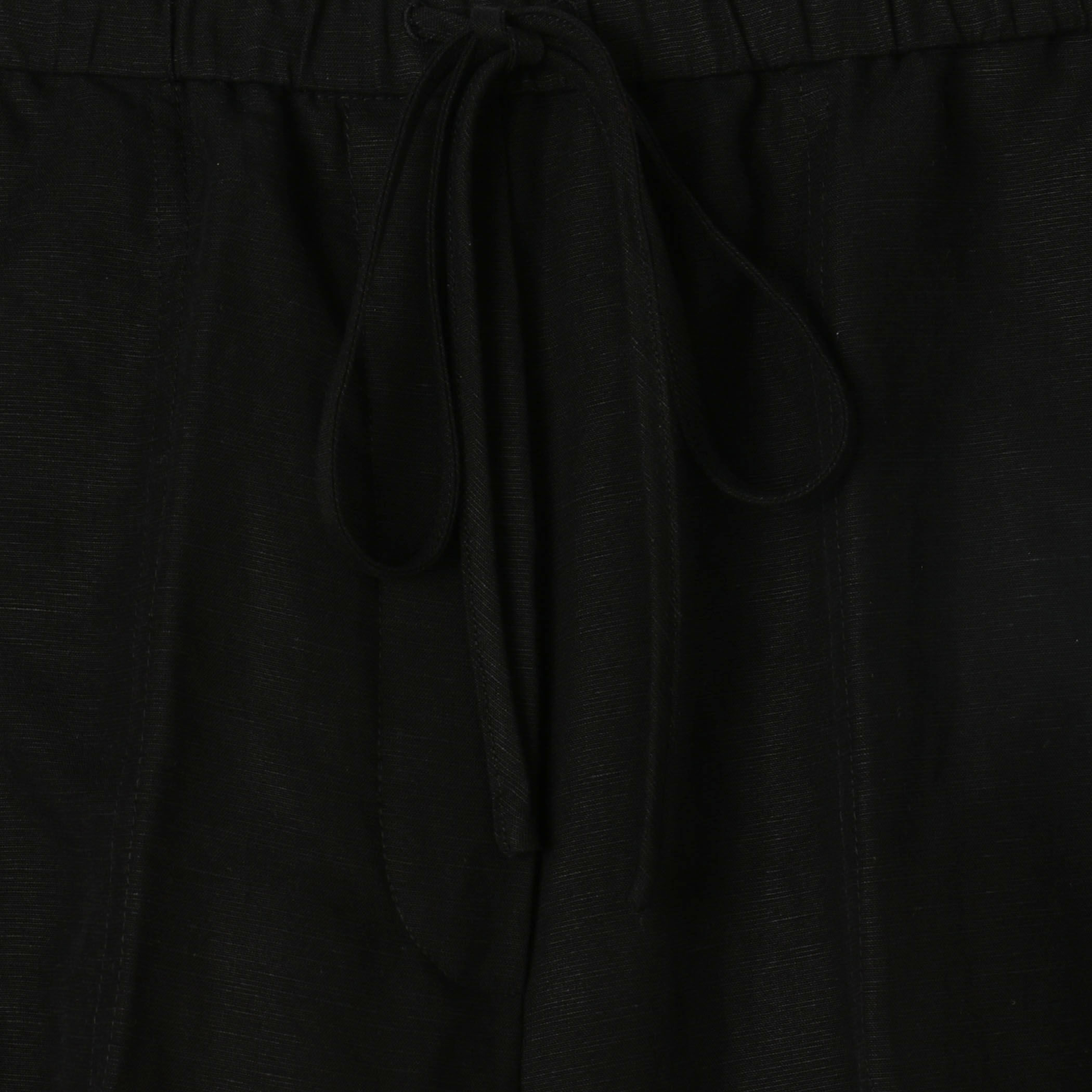 【TOTEME】コットン ドローストリングパンツ ブラック 8fe49490447a6d678a29a545e57366