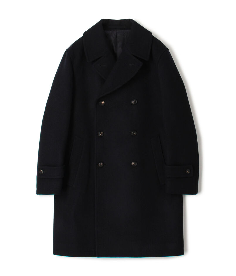 ウールカシミヤ ダブルブレステッド 6B Pコート