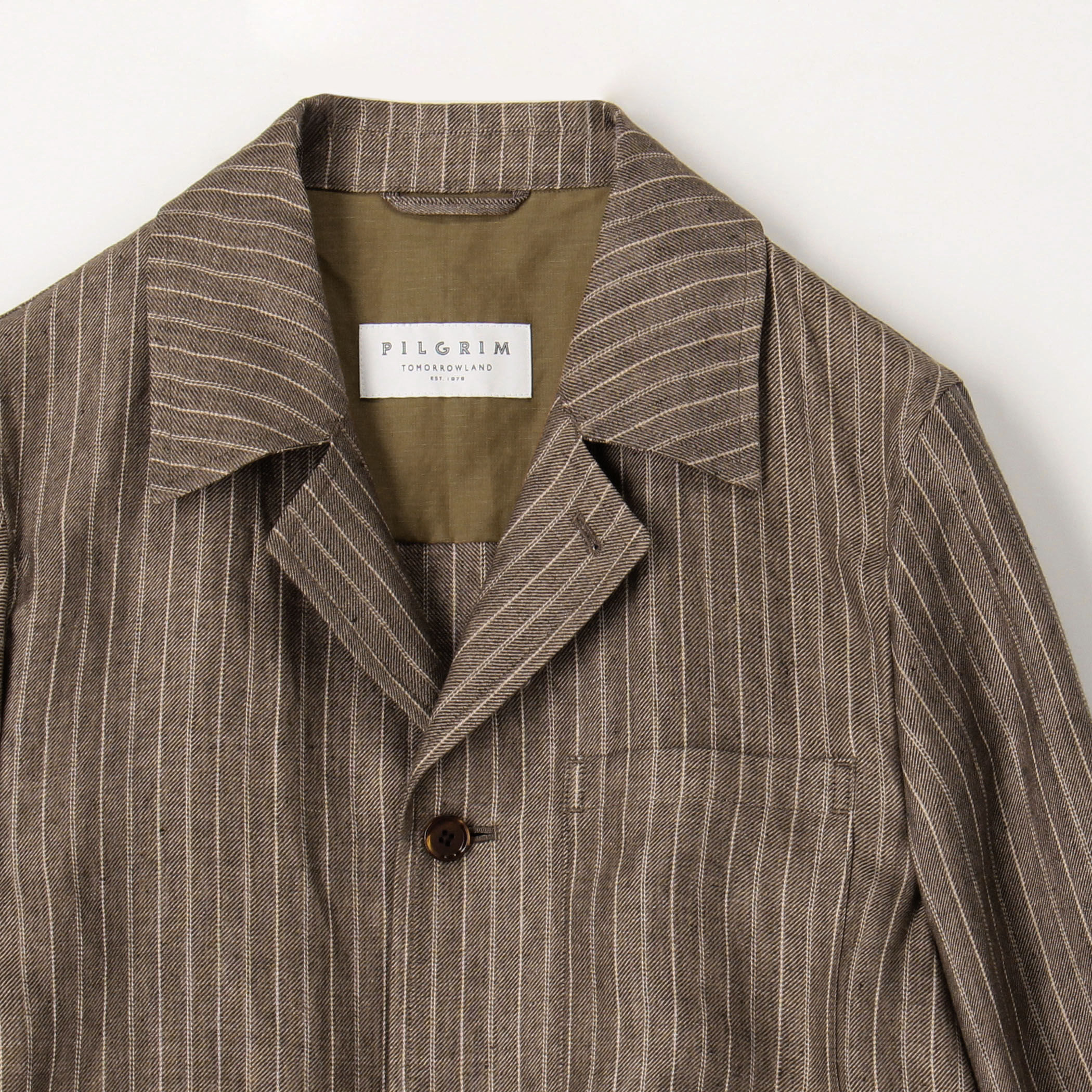 リネン ダブルポケット シャツジャケット SOLBIATI｜トゥモローランド