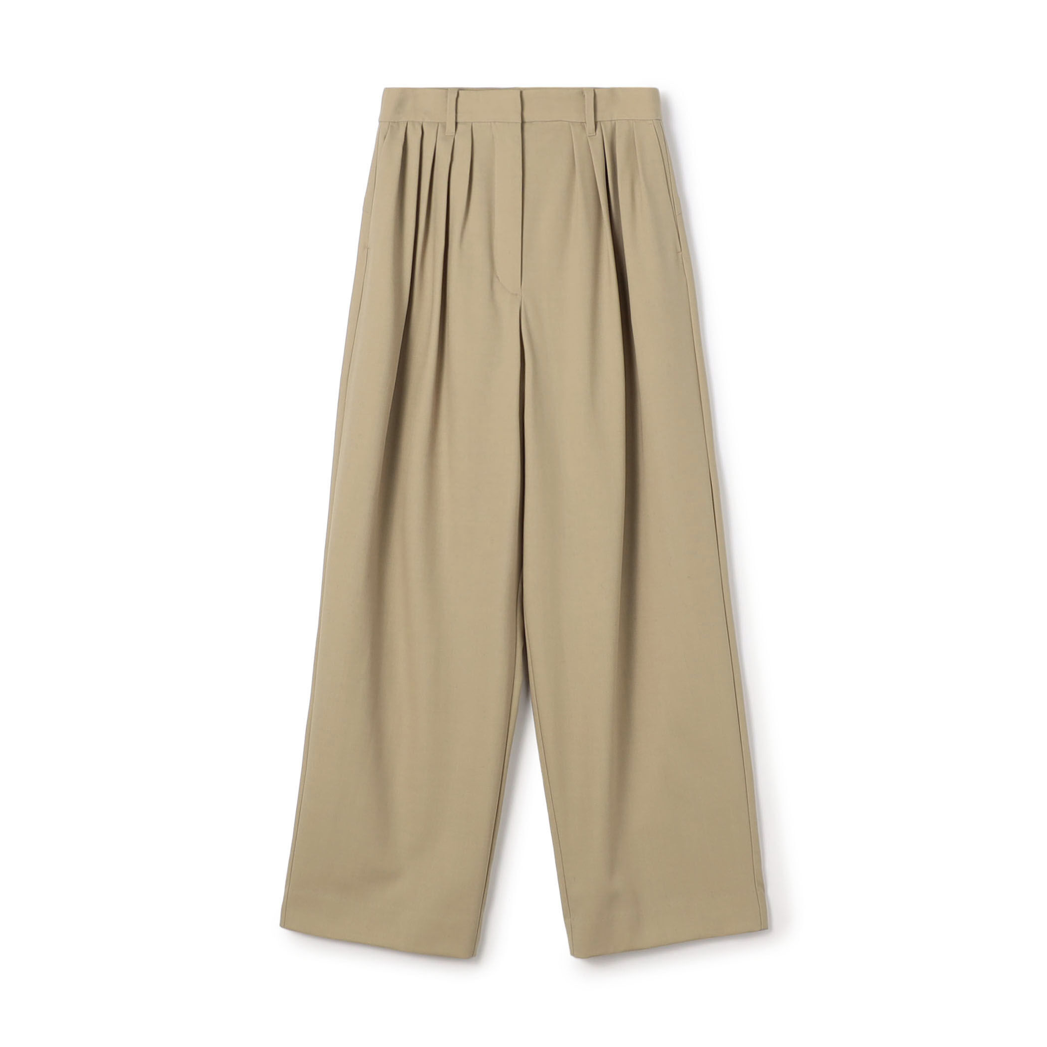 ウールドスキン ワイドタックパンツ｜トゥモローランド 公式通販