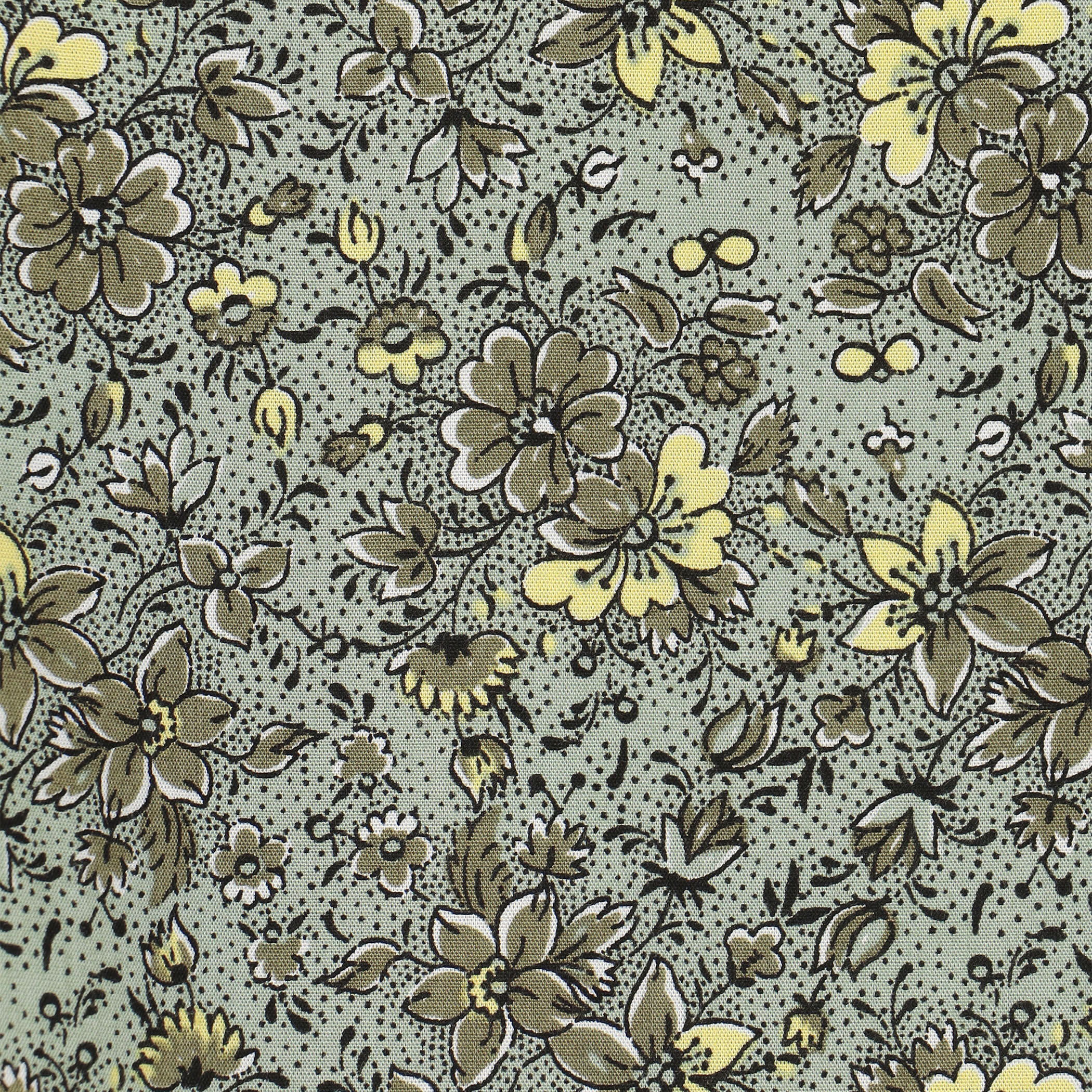 レーヨンブロードプリント イージーストレートパンツ