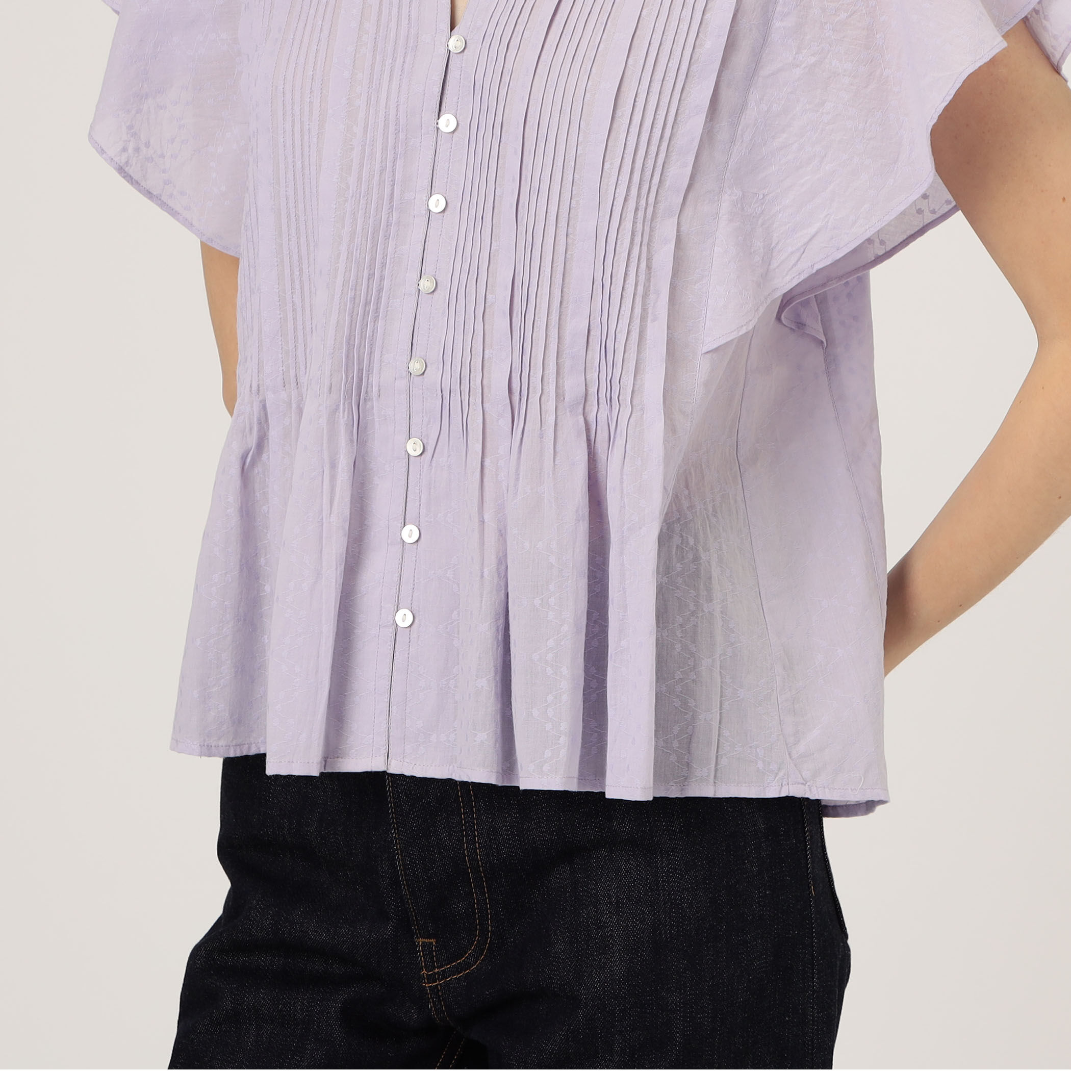 ne Quittez pas COTTON JACQUARD ブラウス｜トゥモローランド