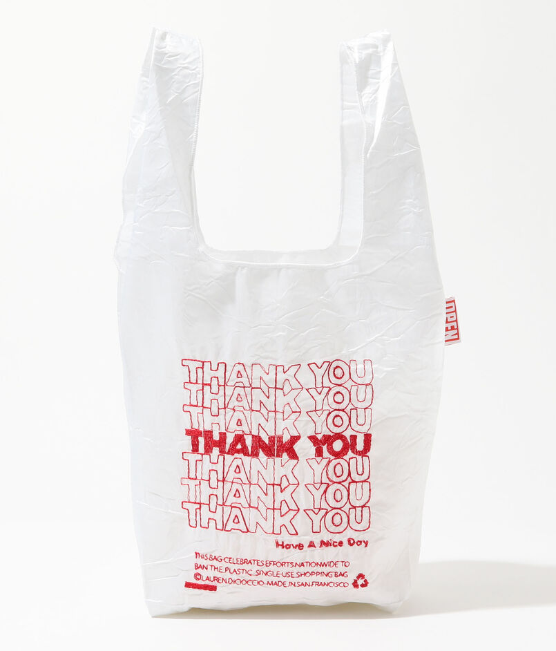 OPEN EDITIONS THANK YOU RED TOTE BAG MINI