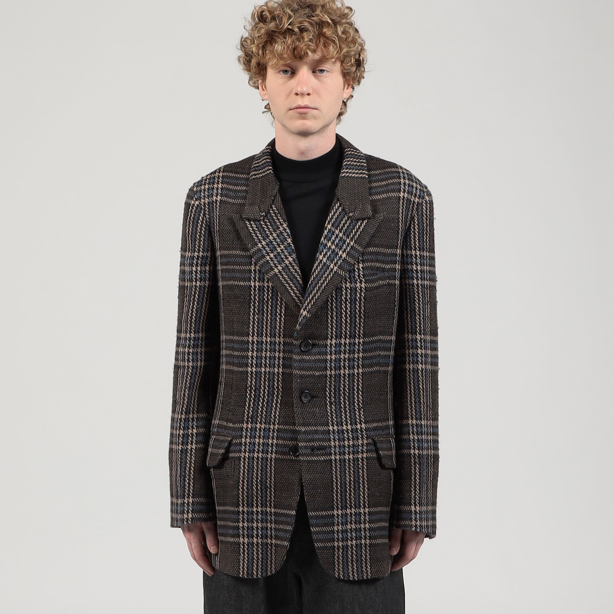 Yohji Yamamoto チェックジャケット｜トゥモローランド 公式通販