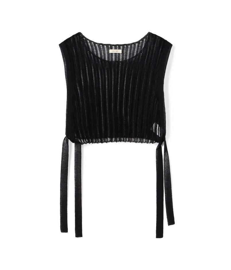 【WEB先行予約】シアーニット ショートベスト