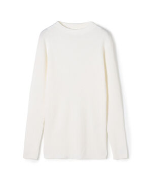 プルミエールウールリブ ボトルネックプルオーバー