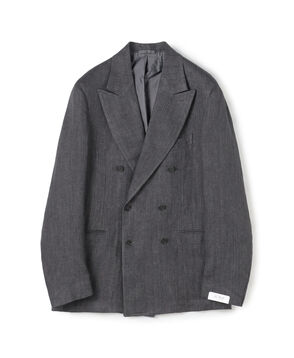【別注】De Petrillo SIBILLA リネン ダブルブレステッド6Bジャケット