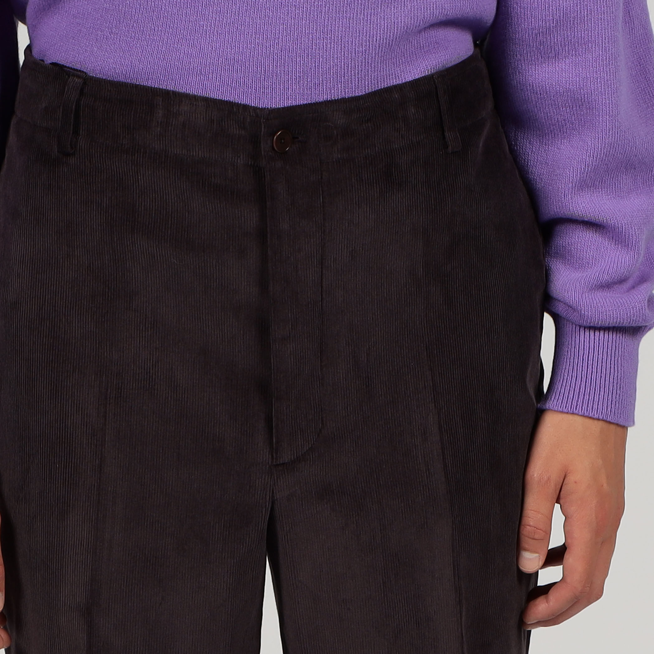 BERNARD ZINS SPENDER コットンコーデュロイ ワイドトラウザーズ