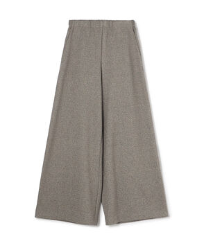 メランジジャージー ワイドリラックスパンツ