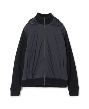 HERNO ライトナイロン ストレッチ ニットコンビ ブルゾン