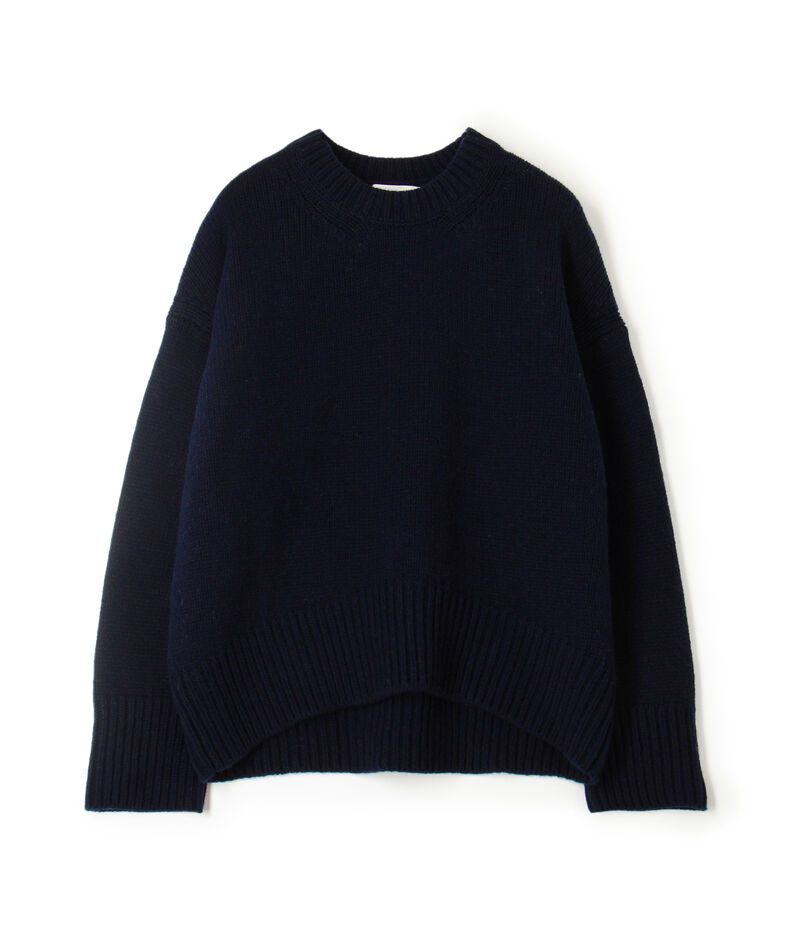 ファインウール クルーネックプルオーバー