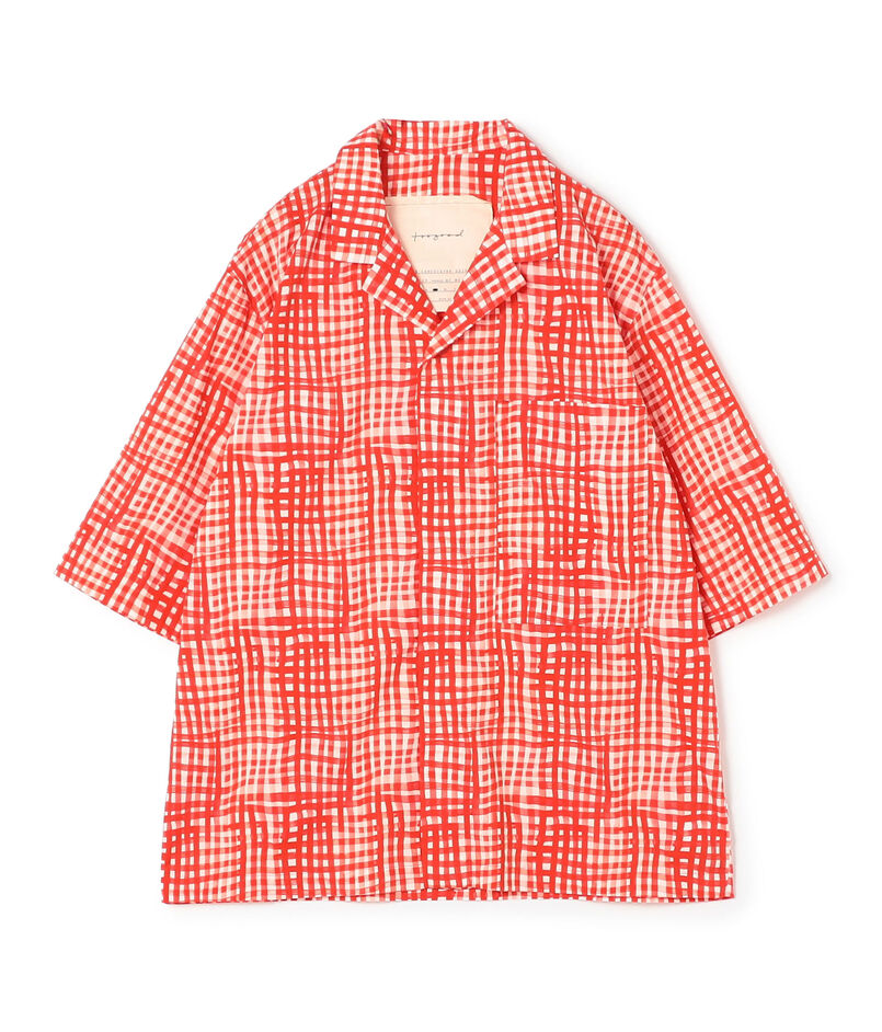 toogood THE LANDSCAPER SHIRT PAINTED CHECK コットンローン シャツ