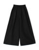 コットンシルクローン ギャザーワイドパンツ