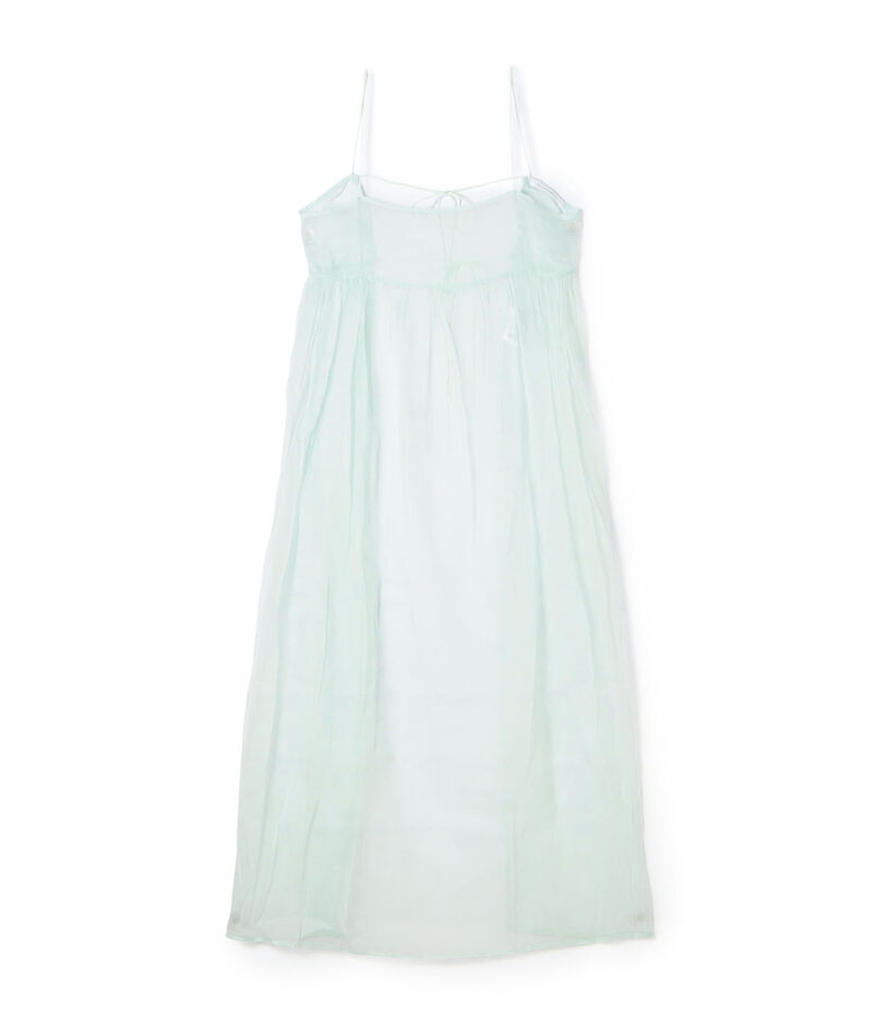 CECILIE BAHNSEN OVERLAY DRESS シアーコットン エプロンドレス