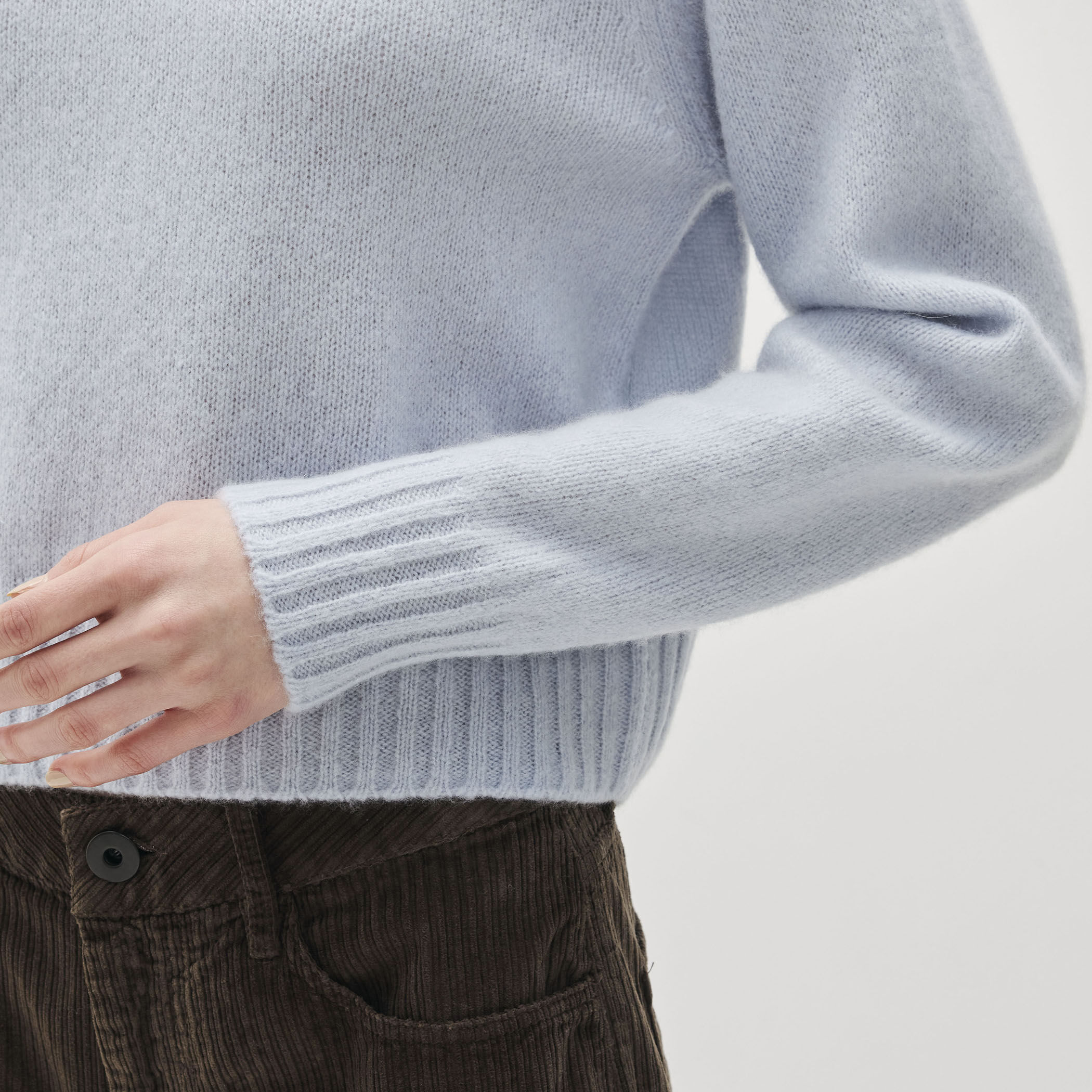 ライトウェイト カシミヤ クルーネックニット WLTC3249