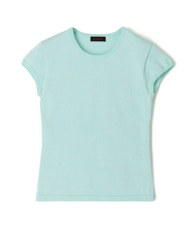 コットンポリエステル フレンチスリーブプルオーバー