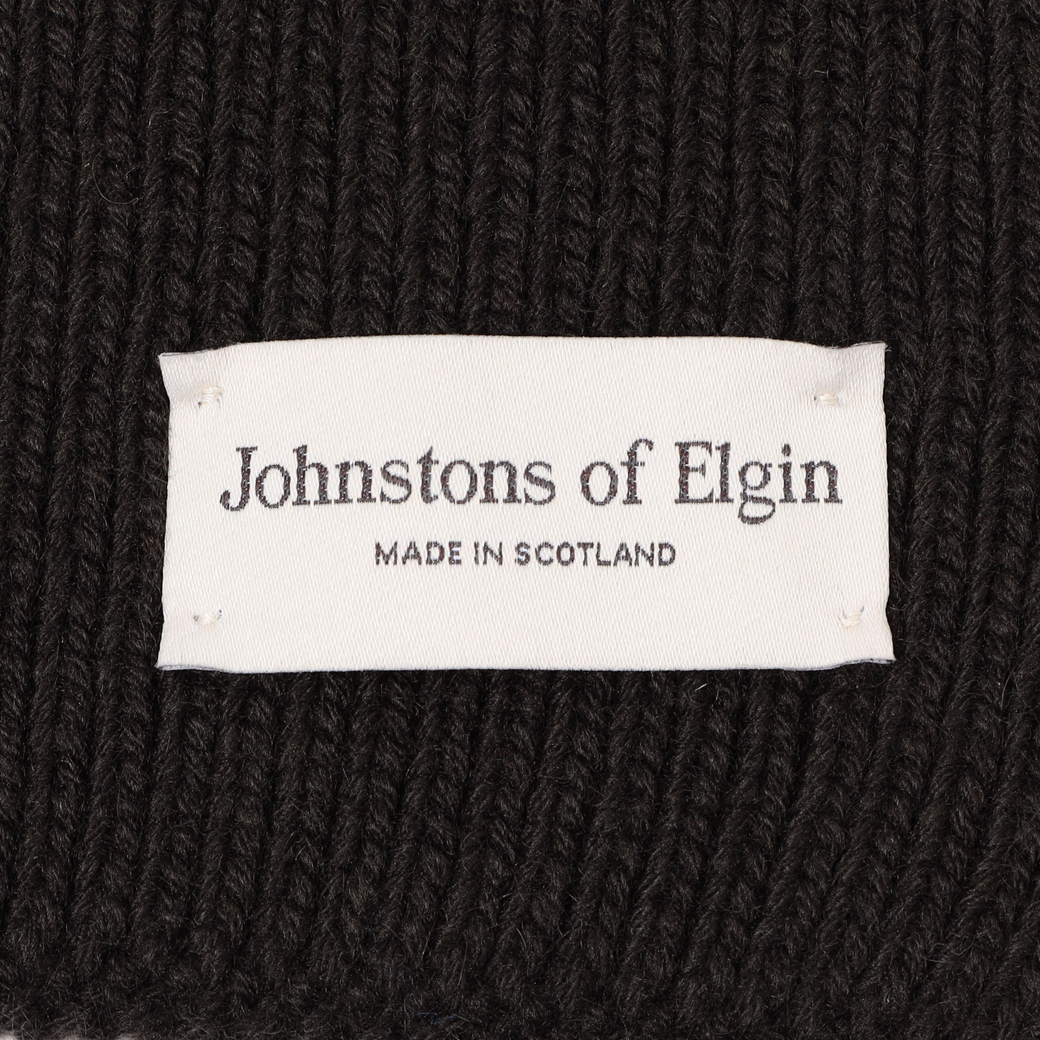 Johnstons of Elgin カシミヤ リブニットマフラー｜トゥモローランド