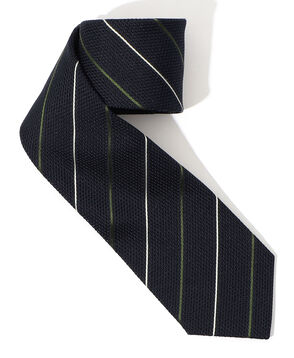 TOMORROWLAND シルクジャガード レジメンタルストライプネクタイ
