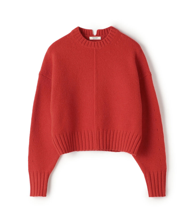 ラムカシミヤ クルーネックプルオーバー