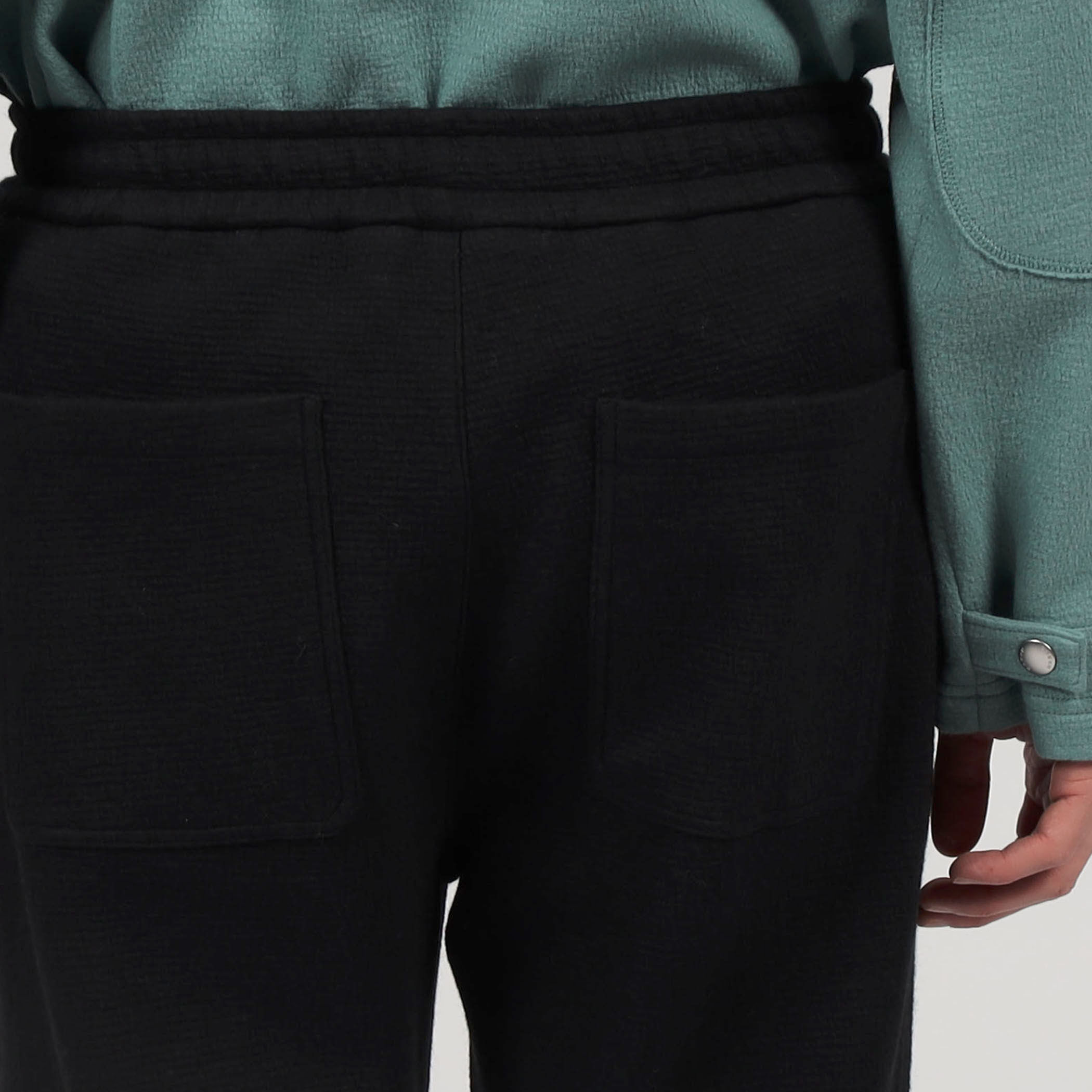 Caban キャバン　イージーパンツ　モスグリーン　Lサイズ CABaN ウールコットンダブルフェイス イージーパンツ