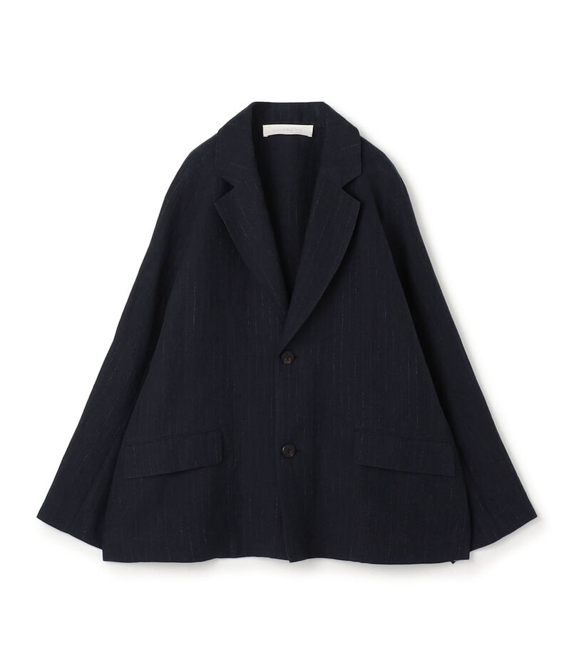 マリンカナパストライプ ラグランスリーブジャケット