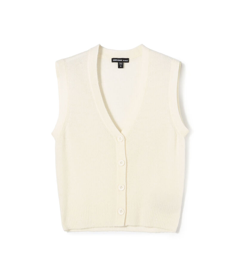 ソフトフェザーウェイトカシミヤ ニットベスト WOKC2702