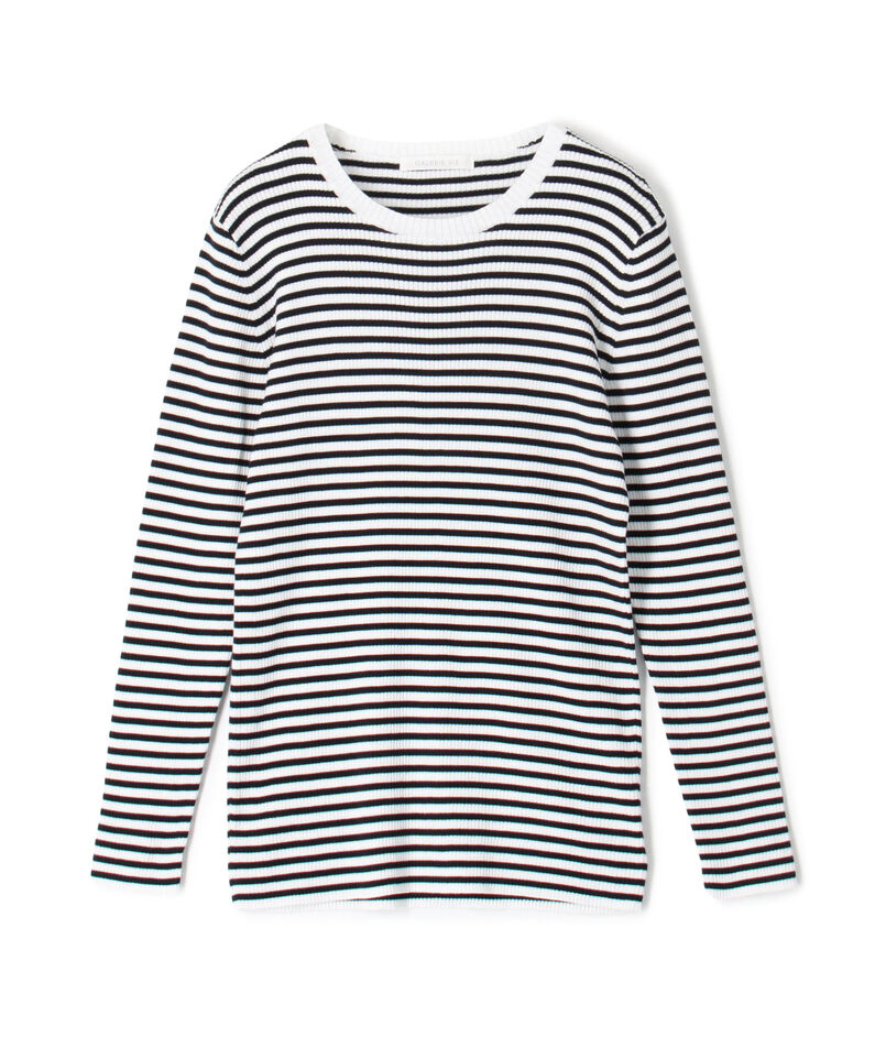 ギザコットンリブ クルーネックプルオーバー