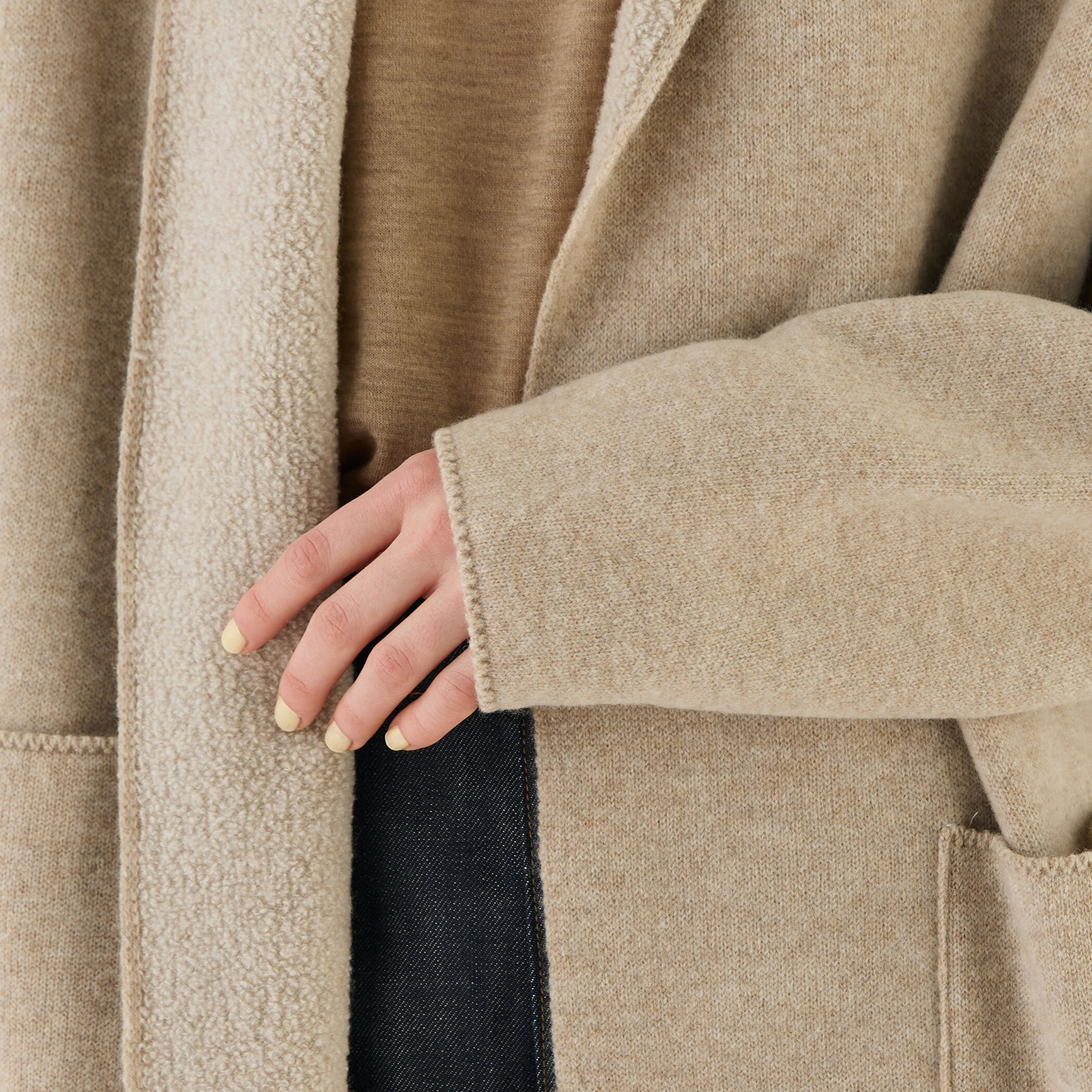 美品★AVA ADORE★ショールカラーコート★ダブルフェイス★ウール100% □ダブルフェイスパイル ショールカラーコート｜トゥモローランド 公式通販