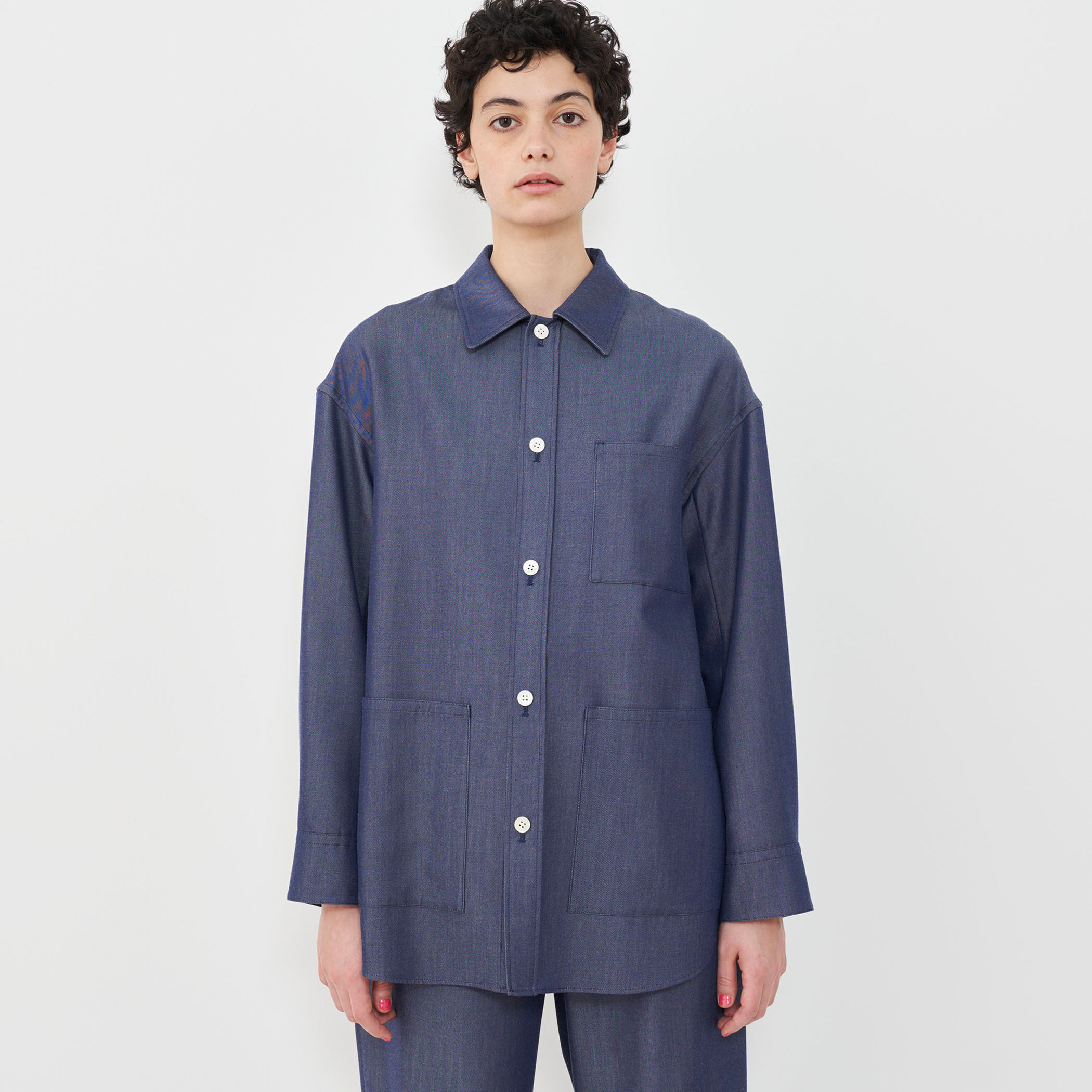 ギャルリーヴィー　ライトデニム シャツジャケット ギャルリーヴィー ライトデニム シャツジャケット ライトデニム シャツ