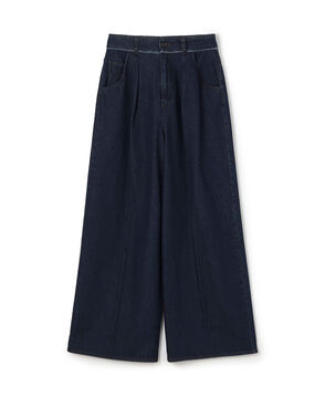 ハードツイストデニム ワイドパンツ
