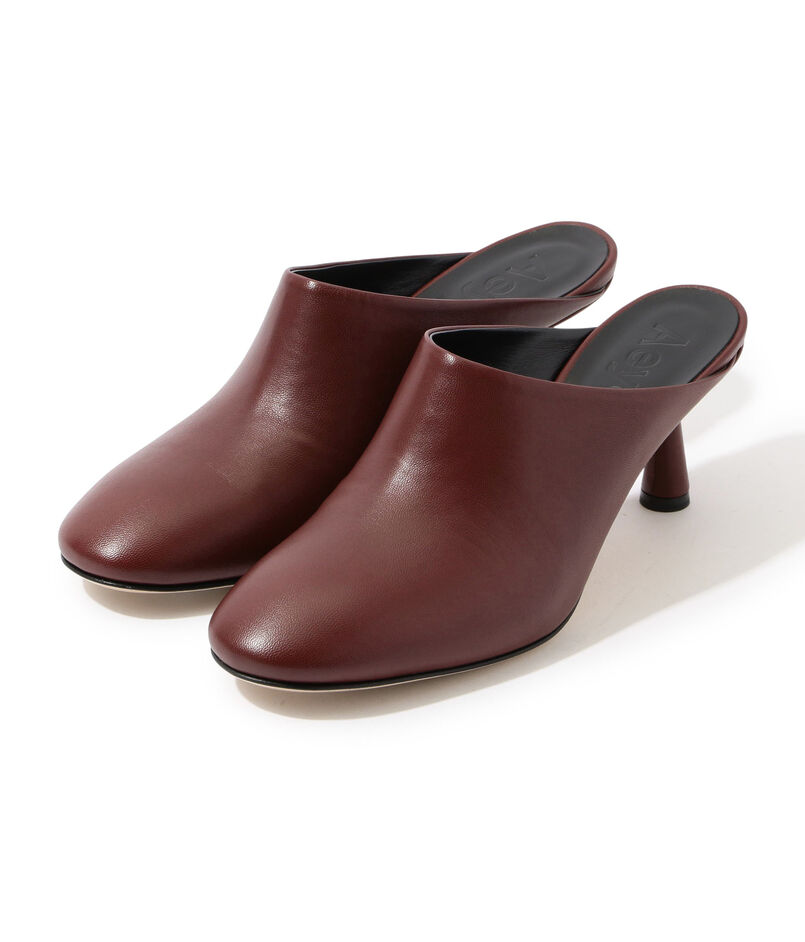 Aeyde　MILA　ナッパレザーヒールサンダル
