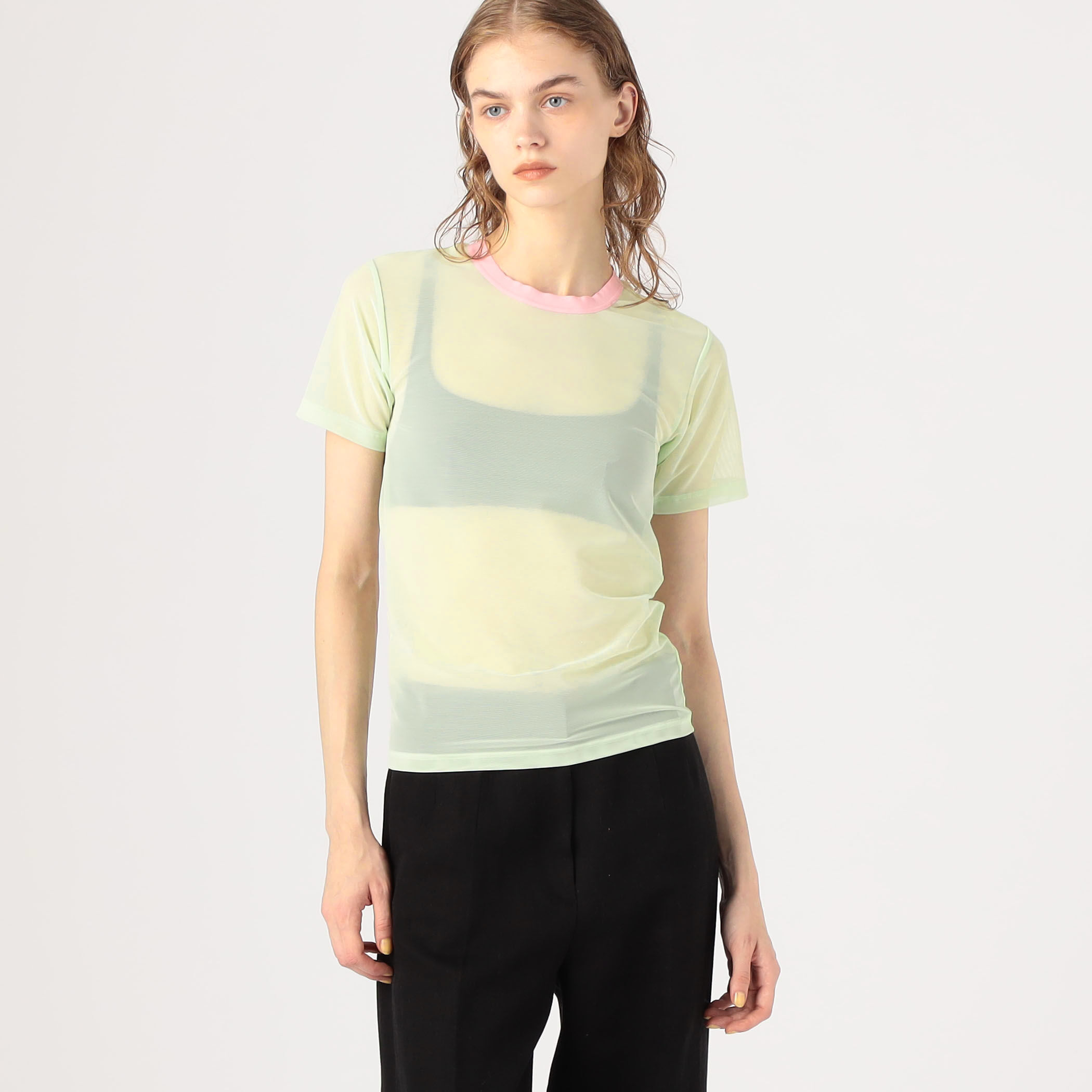 別注】OVERNEATH × SUPER A MARKET メッシュTシャツ