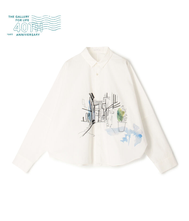 Landscape Embroidery Shirts