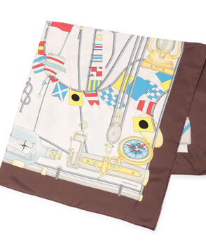 Atelier TOMORROWLAND FLAG シルクスカーフ
