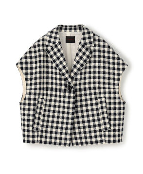 タムタムギンガム ノッチドカラージレ