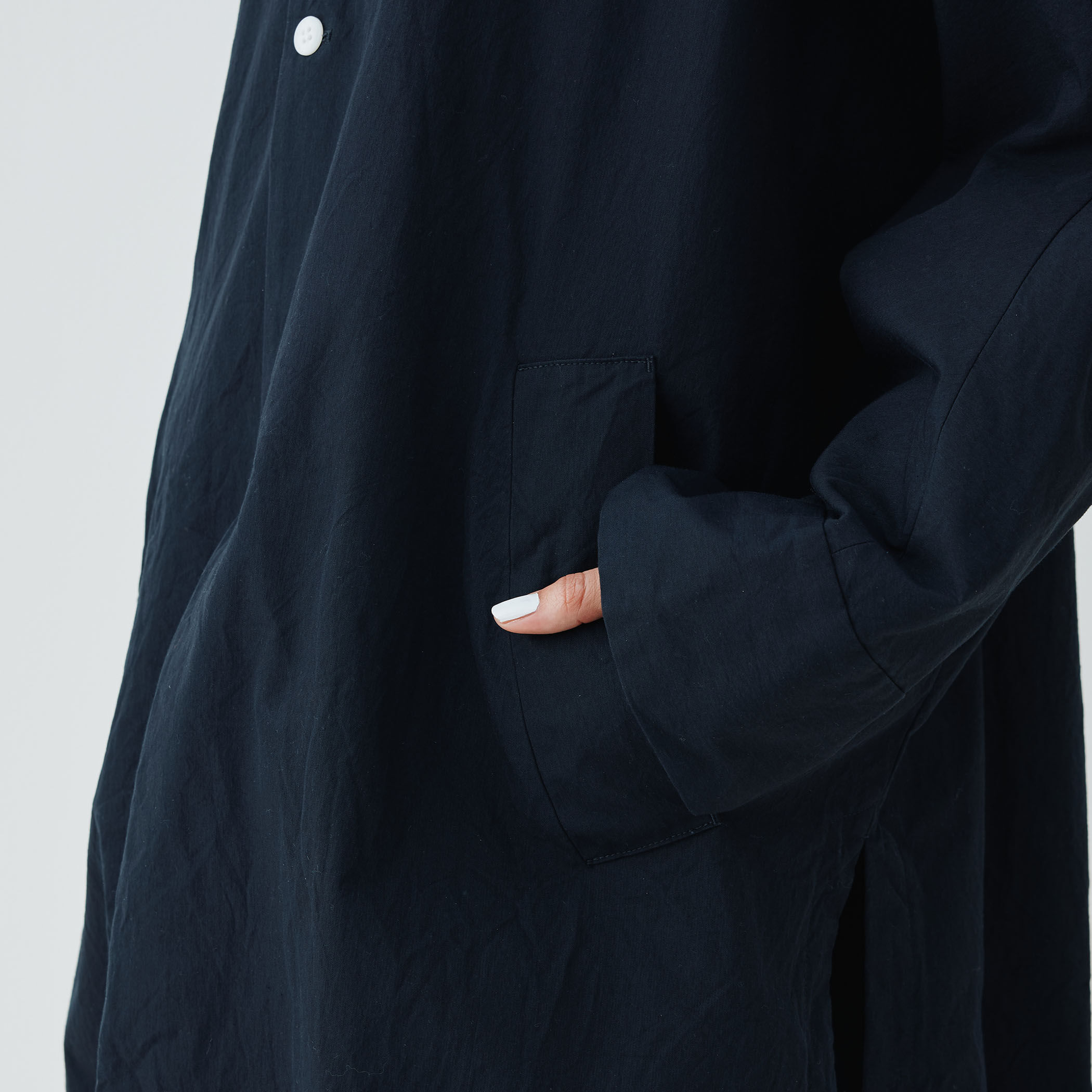 GALERIE VIE パラシュートクロス スタンドカラーオーバーコート パラシュートクロス スタンドカラーオーバーコート（その他アウター